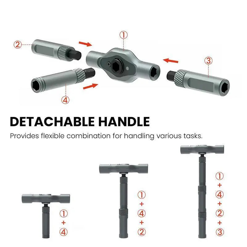 【SummerVibes】SEESE 24 in 1 DlY Screwdriver Set,1 Set SwitchableScrewdriver Shape Magnetic Screwdriver Set,Compact and Portable Ratchet Screw0driver SetHome Repair Tool Box