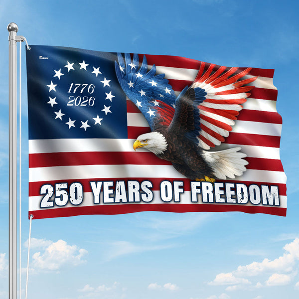 250 Years Freedom Betsy Ross Flag